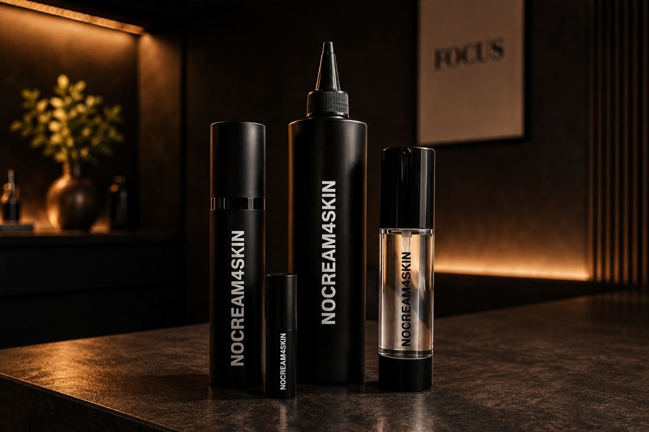 NOCREAM4SKIN Produktsortiment in verschiedenen Größen